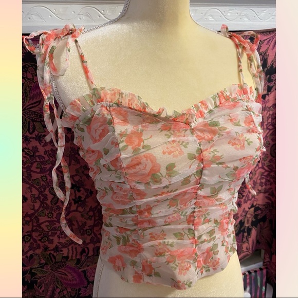 2000s y2k mesh top - Picture 2 of 2